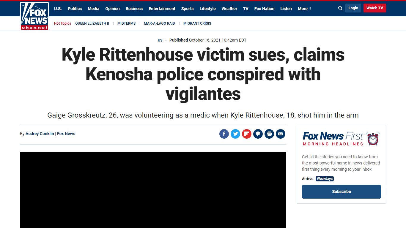 Kyle Rittenhouse victim sues, claims Kenosha police conspired with ...